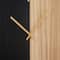 Black Contemporary Abstract Wall Clock, 24" x 2" x 24"